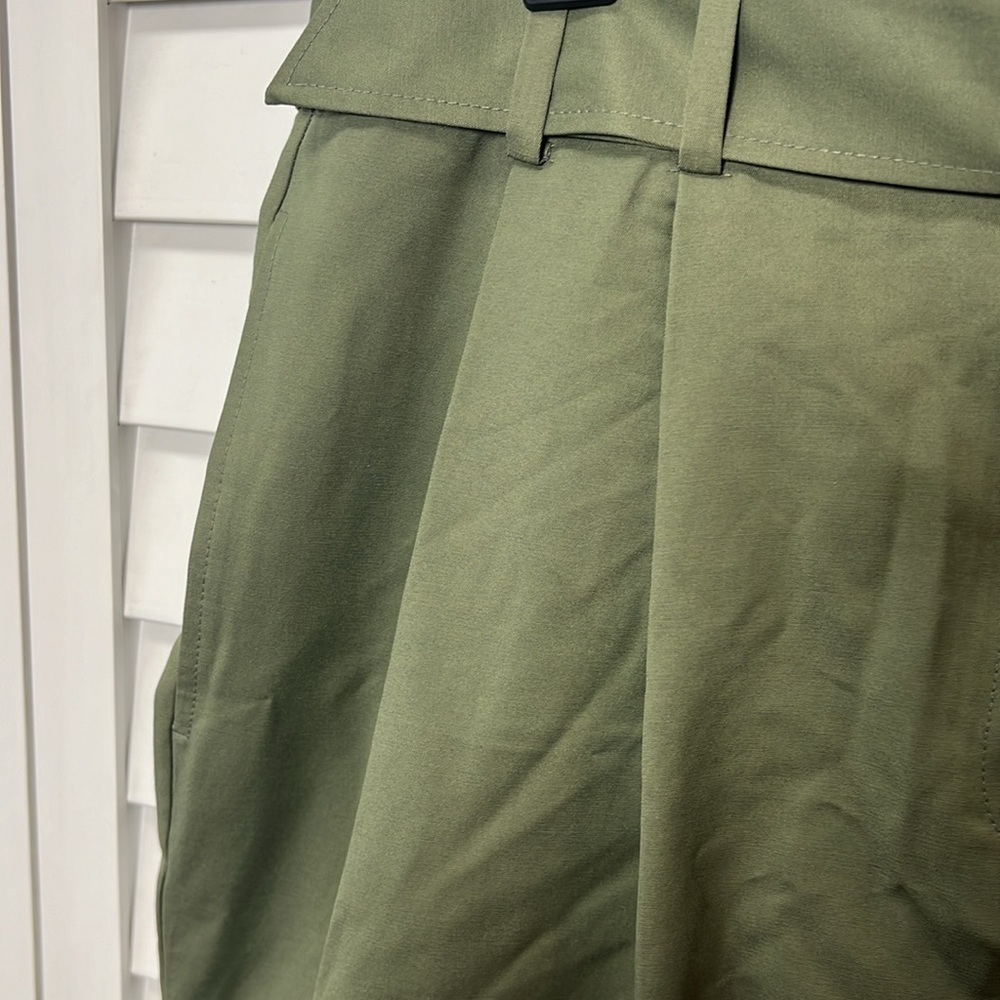 Elizabeth and James || NWT|| High Waisted Pleated Belted Shorts - Picture 5 of 16